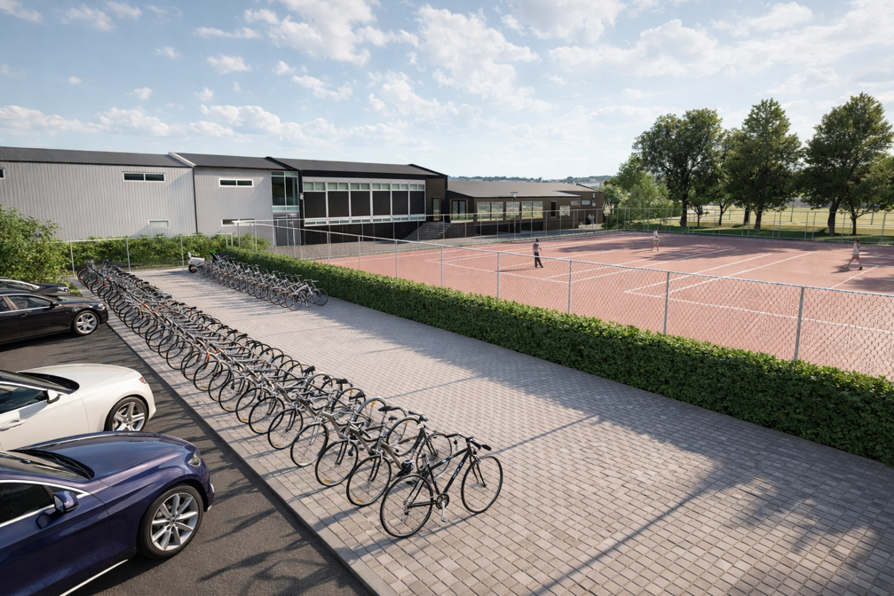 Artist impression tenniszijde