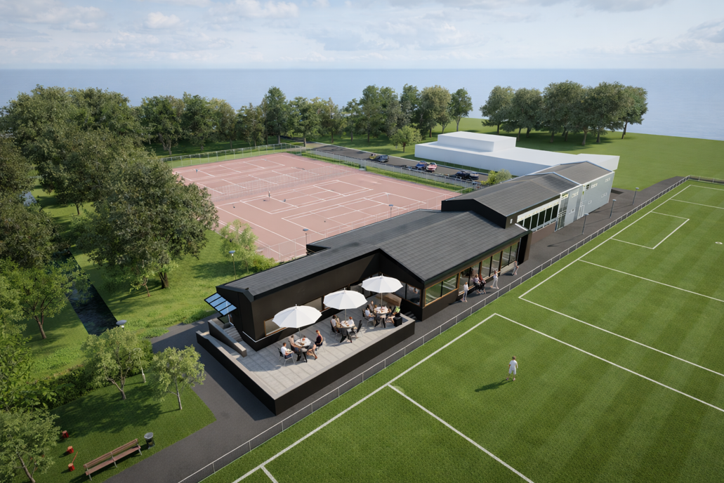 Artist impression luchtfoto